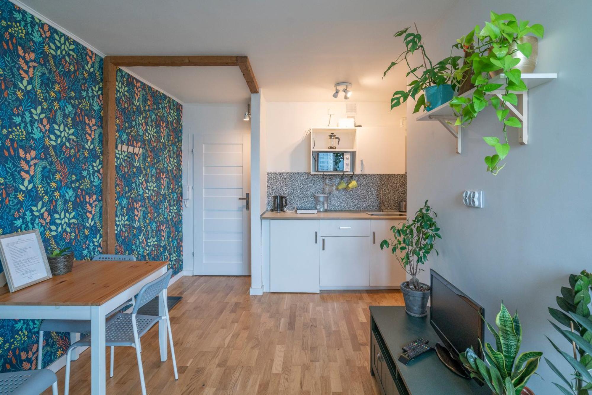 Green Studio In The City Center Of Wrocław Eksteriør bilde